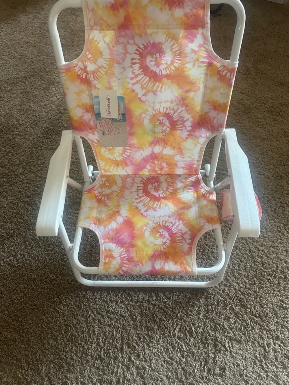 Tie-Dye backpack Beach Chair for kids